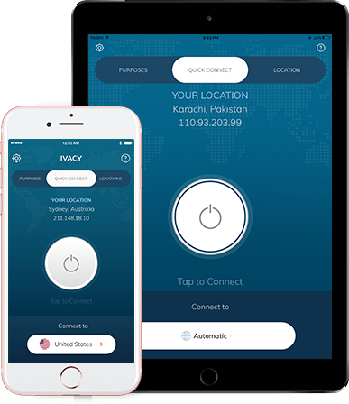 Ivacy VPN on iPad